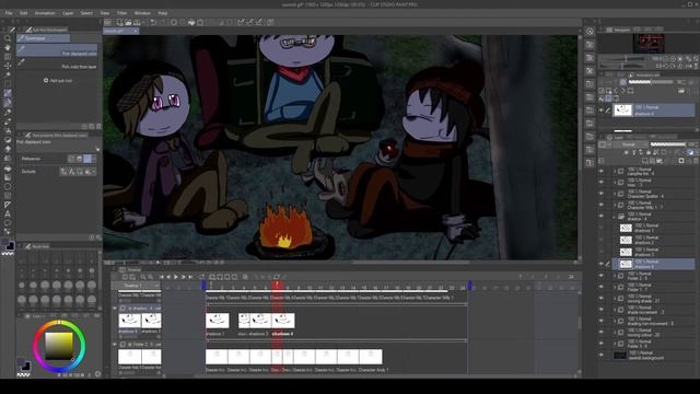 SAWTOB: Speed Painting: Night Forest Gif Part 5 [Finale End Result] смотреть онлайн