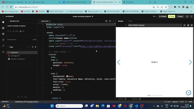 Swiper Js Slider Using HTML, CSS, Javascript | Swiper JS Tutorial смотреть онлайн