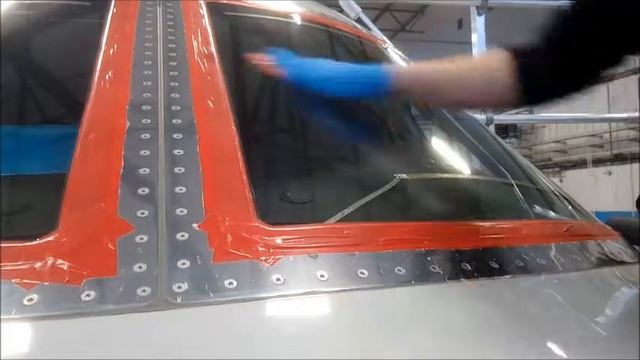 Rain repellent coating application