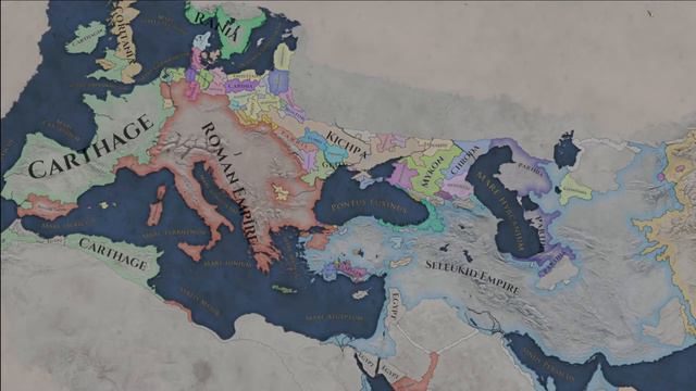 IMPERATOR ROME - AI ONLY TIMELAPSE UNTIL 1 EMPIRE CONQUERS! | PART 2 смотреть онлайн