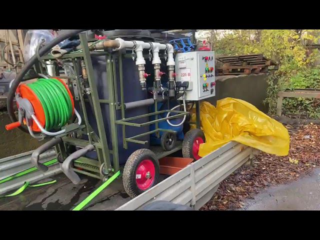 ITOZOR-SERVIS-KIROV Ролик-1 Промывка системы отопления складского комплекса.