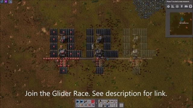 Factorio Glider Competition: build the fastest moving factory смотреть онлайн