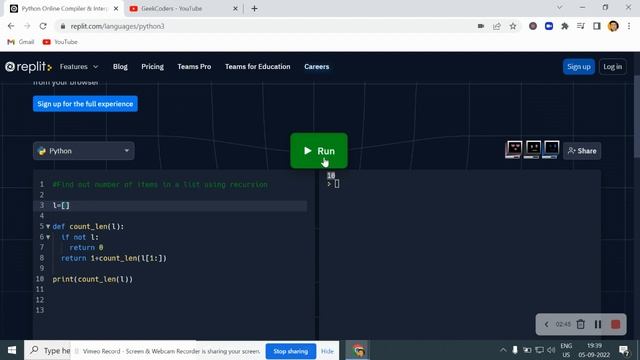 RECURSION: COUNT OF ELEMENTS IN A LIST | DATA ENGINEER | TOP MOST PYTHON INTERVIEW QUESTION SERIES смотреть онлайн