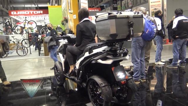 2022 Qooder QV4 Adventure Walkaround EICMA 2021 Milano Fiera Rho смотреть онлайн
