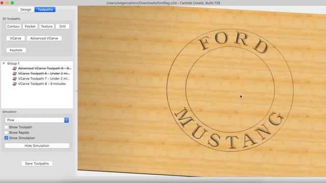 DIY CNC Wooden American Flag | Carbide Create Tutorial смотреть онлайн