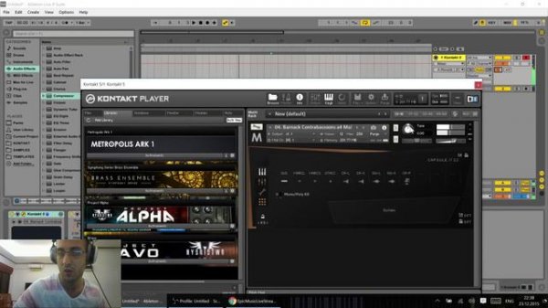 [Live Stream 3] Обзор kontakt библиотеки Orchestral Tools - Metropolis Arc I