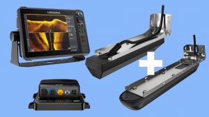 Как подключить два датчика к эхолоту Lowrance.