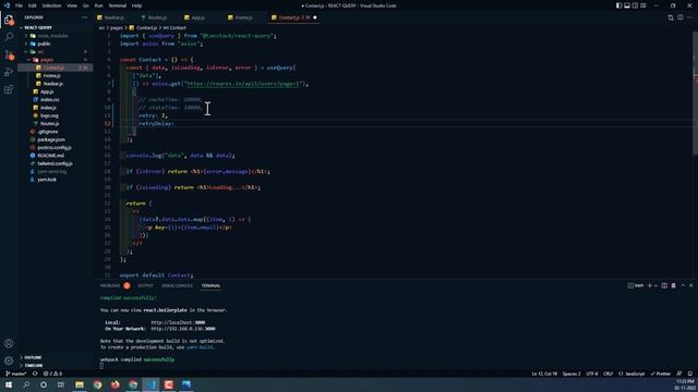 React Query Tutorial - 8 - Retry Defaults смотреть онлайн