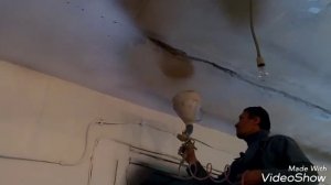 Работа (покраска картушным пистолетом)