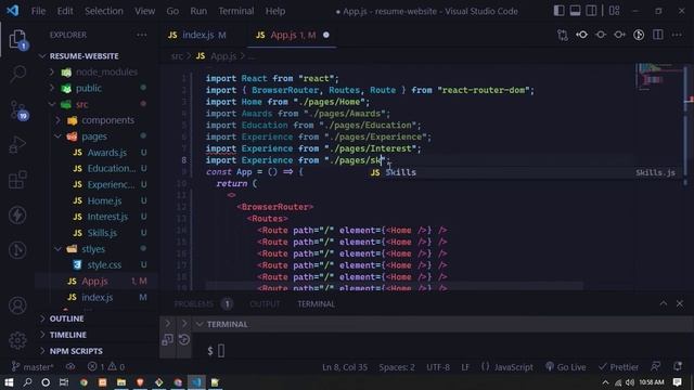 React JS Resume Website | Multipage React JS Website Tutorial in Hindi - Step by Step in 2022 смотреть онлайн