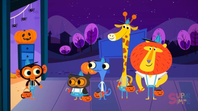 A Mr. Monkey Halloween | Mr. Monkey, Monkey Mechanic | Halloween Cartoon смотреть онлайн