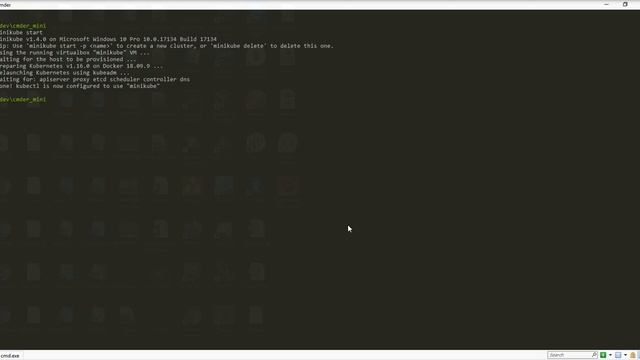 Kubernetes start in windows Using Minikube смотреть онлайн
