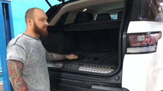 Range Rover Sport установка выдвижных электрических порогов смотреть онлайн