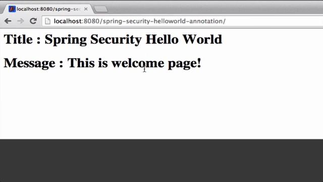 Spring Security Hello World Annotation Example смотреть онлайн
