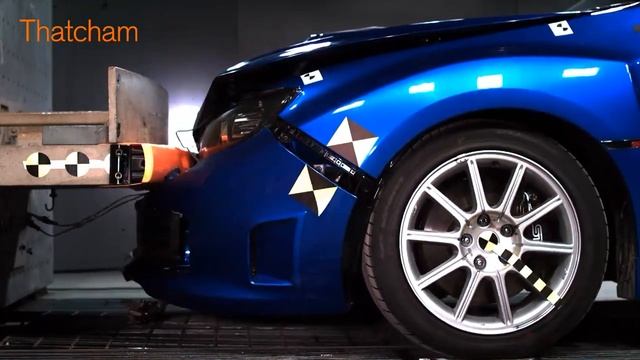 Thatcham - Subaru Impreza - Front impact - Poor rating смотреть онлайн