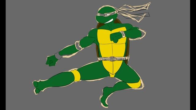 Speedpaint Teenage mutante ninjas Leonardo смотреть онлайн