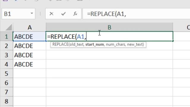 How to Use REPLACE Function in Excel смотреть онлайн