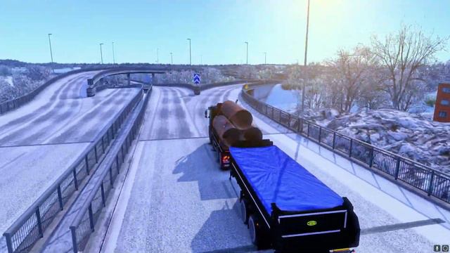 Volvo FMX Megamod By Mistersix \Frosty Winter v9.2 \ ETS2 1.45
