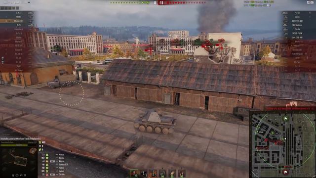 World of Tanks Marder 38T two players with 8 frags figthing for the win - Ensk смотреть онлайн