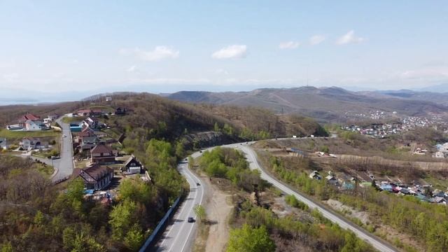 Город Находка с высоты птичьего полёта / Nakhodka city aerial view. смотреть онлайн