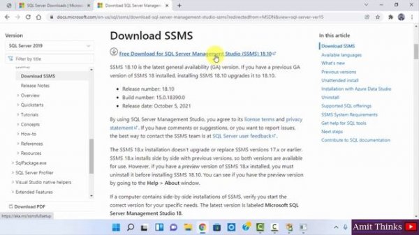 How to install Microsoft SQL Server 2019 on Windows 11