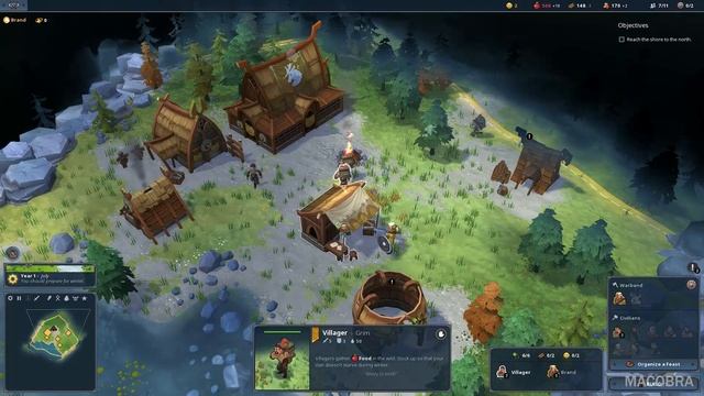 Northgard - Dodsvagr, Clan of the Rat Gameplay [PC 1080p60FPS] смотреть онлайн