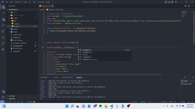 How to use Azure Queue Storage from NEXT JS ✍️ смотреть онлайн
