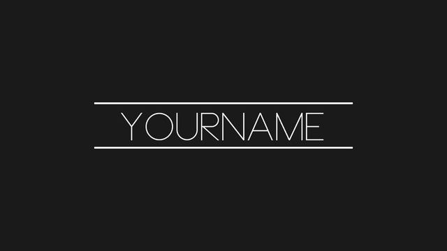 Blender 2D Intro Template #56 | Free Download | Black & White | Sync Intro смотреть онлайн