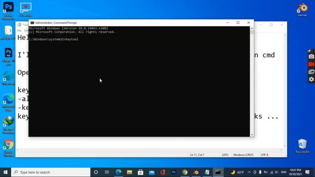 How to generate key store with keytool in cmd смотреть онлайн