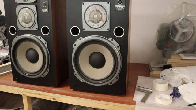 Вторая пара ЭЛЕКТРОНИКА 75АС-065. Тест АЧХ после замены мембран!