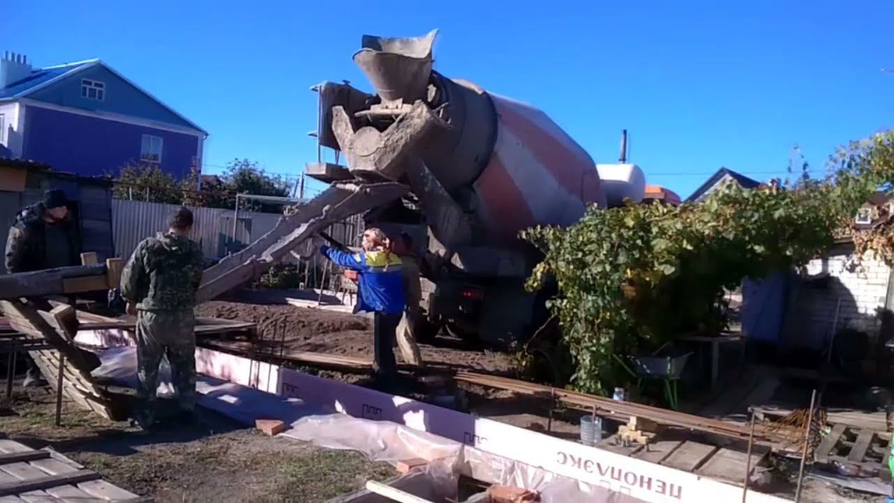 Строительство дома своими руками. Т-образный  ленточный фундамент. Часть 1