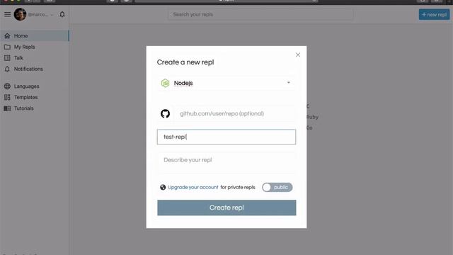 REPL.it - New Project смотреть онлайн