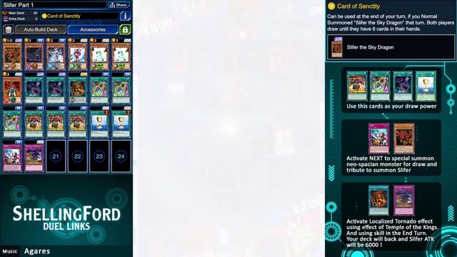 [Yu-Gi-Oh! Duel Links] Summon Slifer the Sky Dragon in First Turn (Card of Sanctity) | Reupload смотреть онлайн