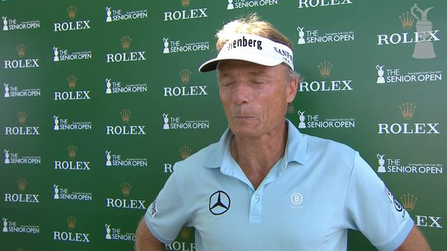 Bernhard Langer Day 1 Quotes 2021 The Senior Open Championship (English and German) смотреть онлайн