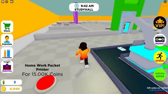 სკოლა ავაშენე Roblox ში School Tycoon смотреть онлайн