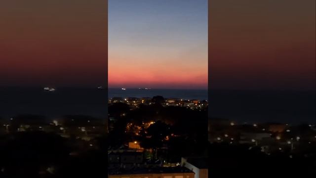 Israel. Закат и вид на море. смотреть онлайн
