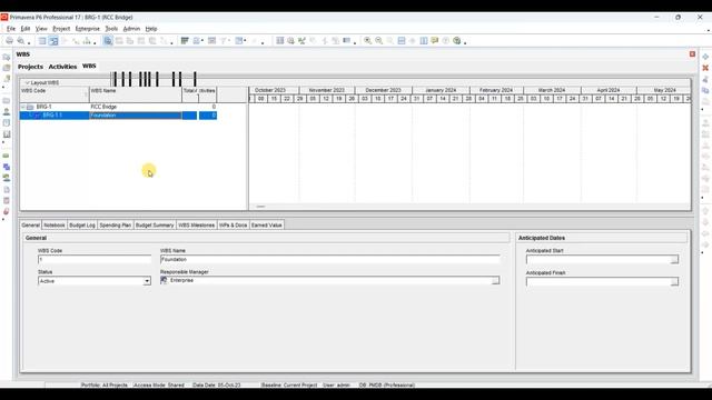 3. Adding a WBS | Work Break Down Structure | PRIMAVERA P6 | Oracle | Online Primavera Tutorial смотреть онлайн