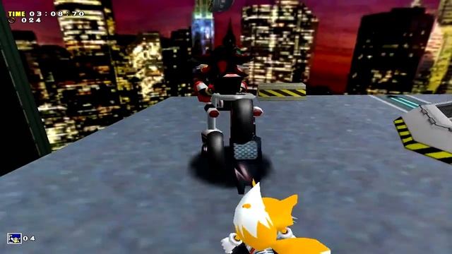 Sonic Adventure DX - Speed Highway w/ Shadow Bike Mod смотреть онлайн