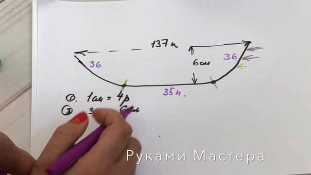 3 часть. Тусса Топ. Расчеты укорочённых рядов по низу топа. смотреть онлайн