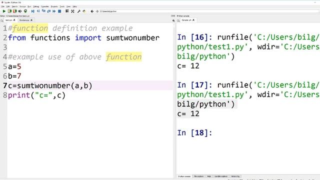 Python simple function: sum two number, sum arrays смотреть онлайн