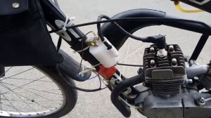 Веломотор F50, зажигание с коммутатором.