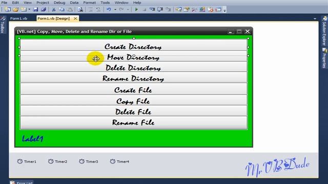 {Vb.net}Create, Move, Copy, Rename File/Folder (Directory) Detailed Tutorial смотреть онлайн