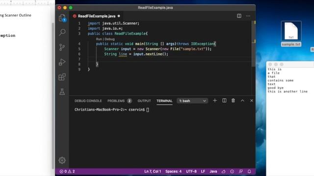 CS1: How to read a file using Java смотреть онлайн