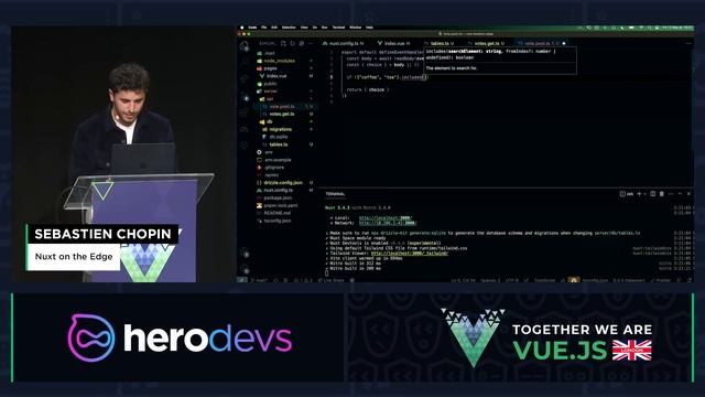 Nuxt on the Edge - Sebastien Chopin, Vue.js Live 2023 смотреть онлайн