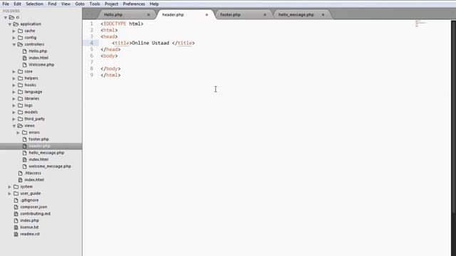 Codeigniter PHP Tutorials in Hindi Part 9 Generating output by view смотреть онлайн