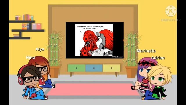 Miraculous ladybug characters react to more comic dubs.(part 10) смотреть онлайн
