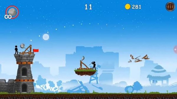 Игра про катапульту #1 the catapult.