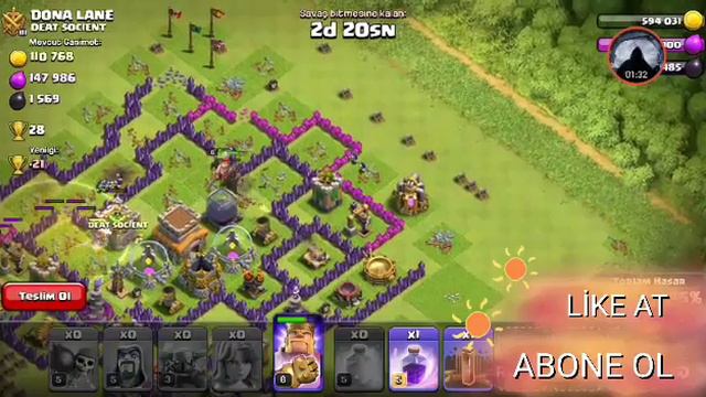 Clash Of Clans ( Pekka & Walkyre ) Saldırısı Nasıl Yapılır смотреть онлайн