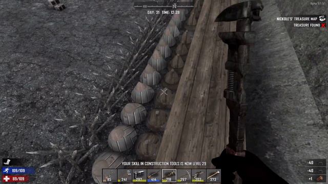 FINAL DAY 21 HORDE PREPARATIONS - FORTIFYING the BASE - 7 Days to Die Alpha 16 Gameplay Part 30 смотреть онлайн