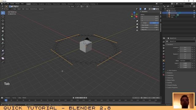 Blender 2.8: How to Make a Camera Follow Path смотреть онлайн